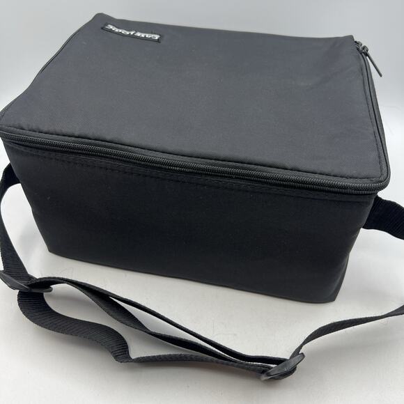 Vintage 1990's CASE LOGIC Jewel Case 24/26 CD Compact Disc Holder w/Strap Black - Picture 5 of 5